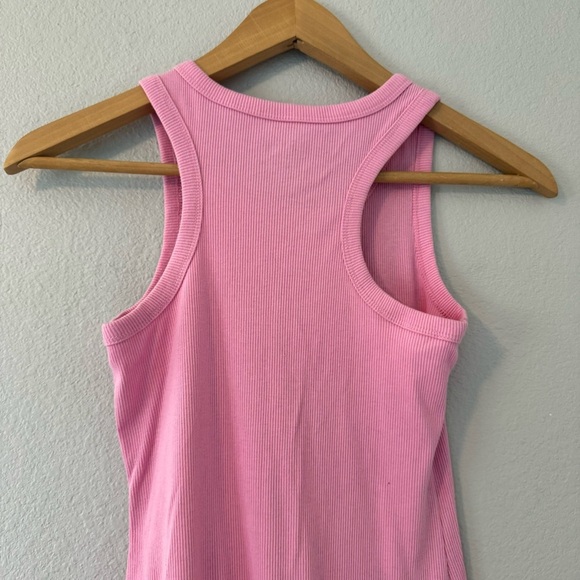Girls' Ribbed Tank Dress, Art Class, Size Large, Color: Bubble Gum Pink - Picture 8 of 10